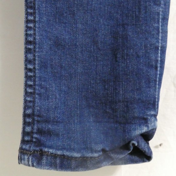 & DENIM By H&M Skinny Regular Waist Blue Distressed Denim, size 27 BNWOT - Picture 7 of 15